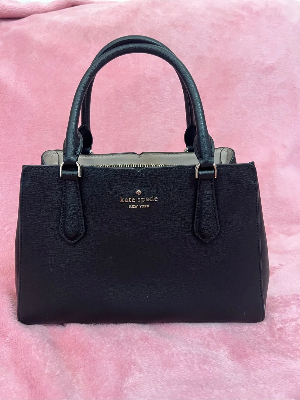 Kate Spade Black Leather Satchel